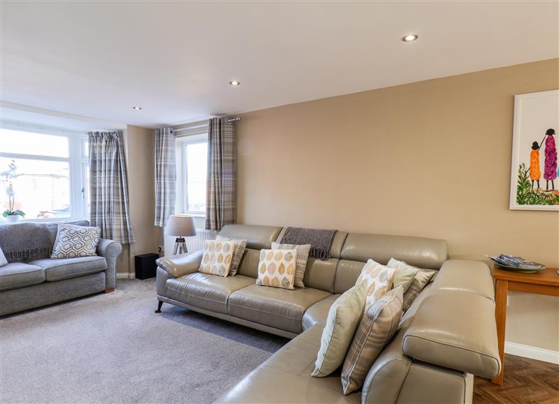Relax in the living area at Meadowfields, Whitby