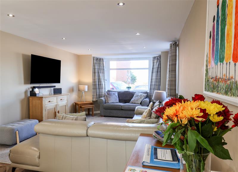 The living area at Meadowfields, Whitby