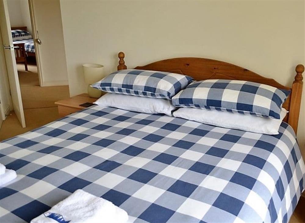 Double bedroom at Meadowside Apartment in Fowey, Cornwall