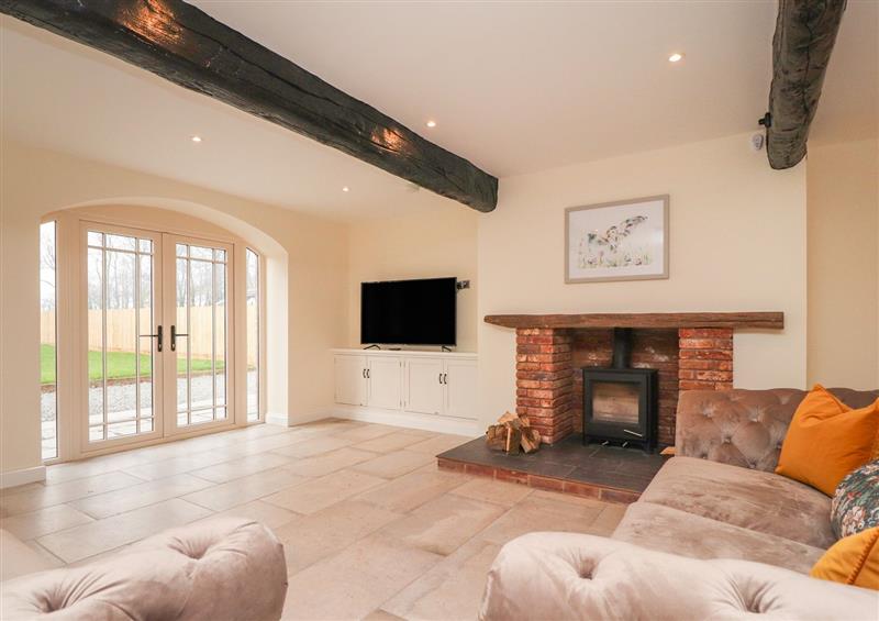 Enjoy the living room at Meadowside Barn, Wharles near Kirkham