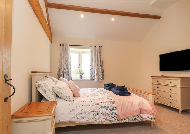 One of the bedrooms at Meadowside Barn, Wharles near Kirkham