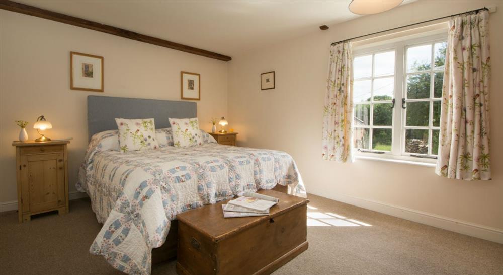 The double bedroom at Meadowside in Norwich, Norfolk