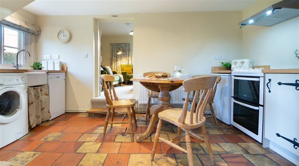 The kitchen and dining room at Meadowside in Norwich, Norfolk