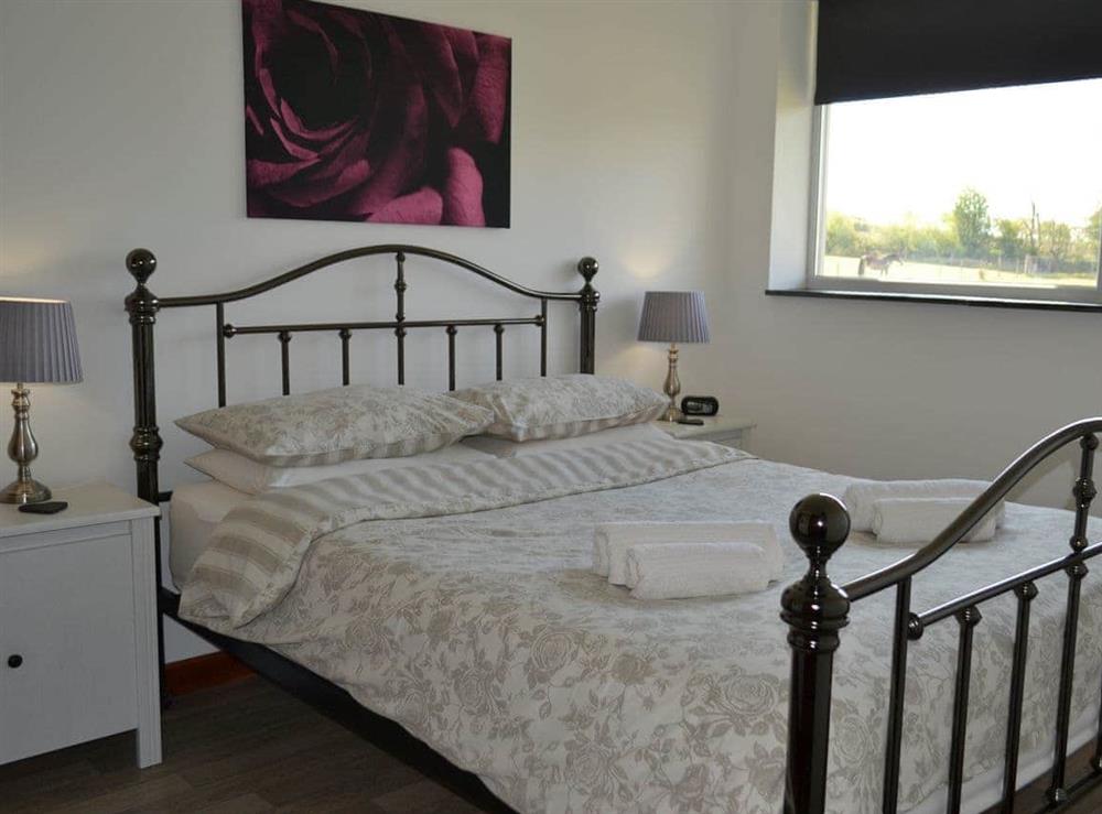 Welcoming and romantic double bedroom at Meadowside in St Austell, Cornwall