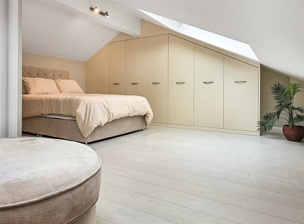 Double bedroom at Meadowview Barn in Halfpenny, near Kendal, Cumbria
