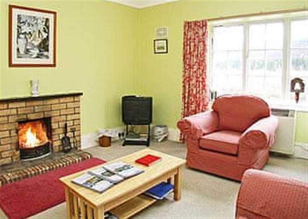 Living room at Meall Darroch in Braemar, Aberdeenshire