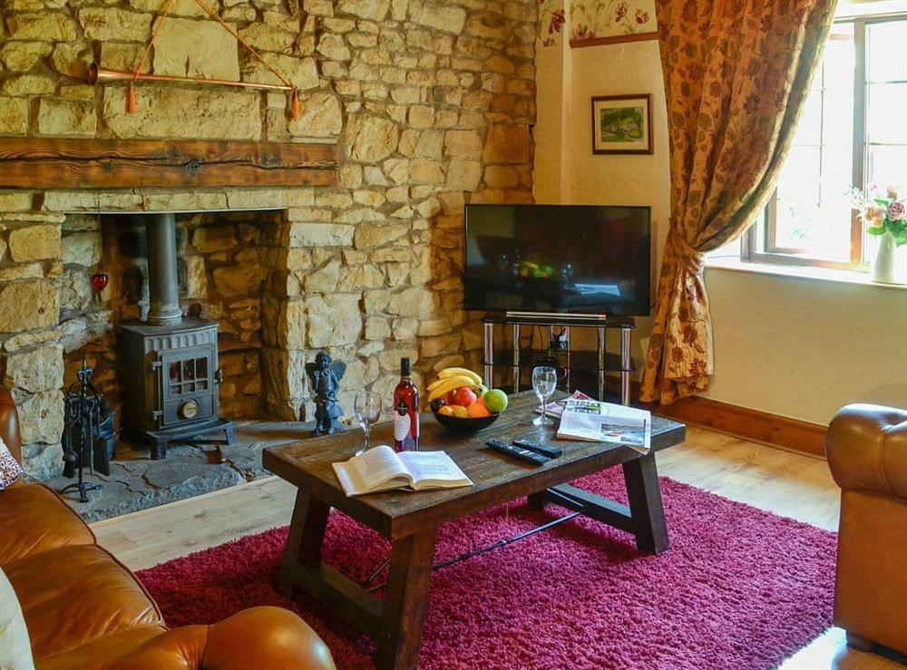 Living room at Measling Cottage in Brampton, Northumberland
