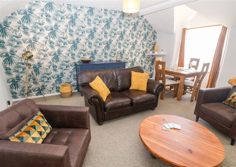 The living room at Medical Hall, Cemaes Bay