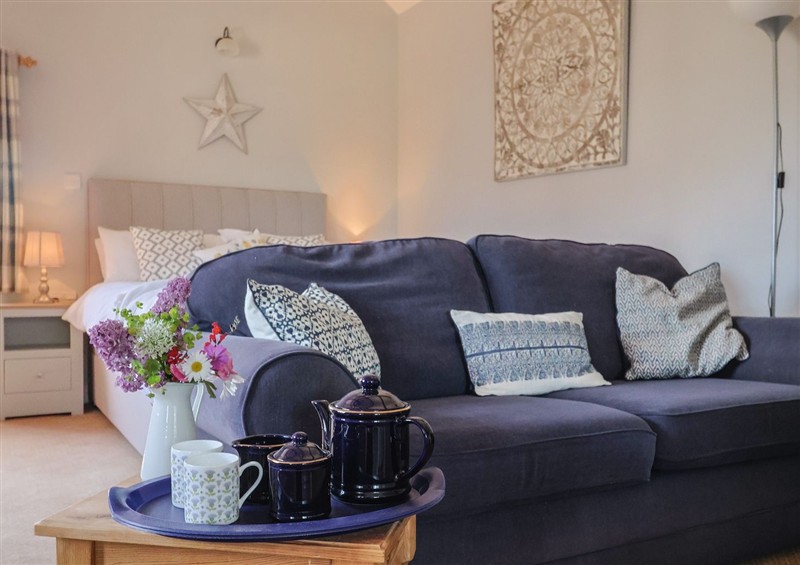 Relax in the living area at Megs Roost, Shute near Colyton