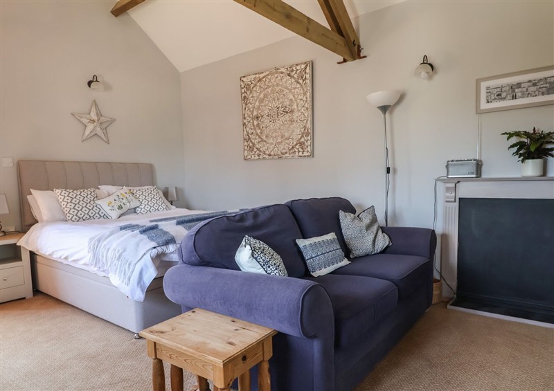 This is a bedroom at Megs Roost, Shute near Colyton