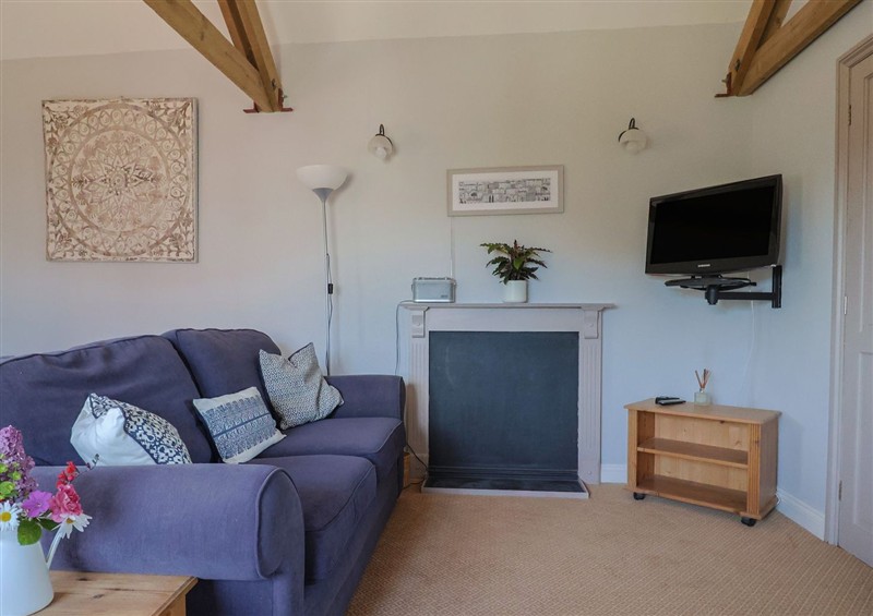 This is the living room at Megs Roost, Shute near Colyton