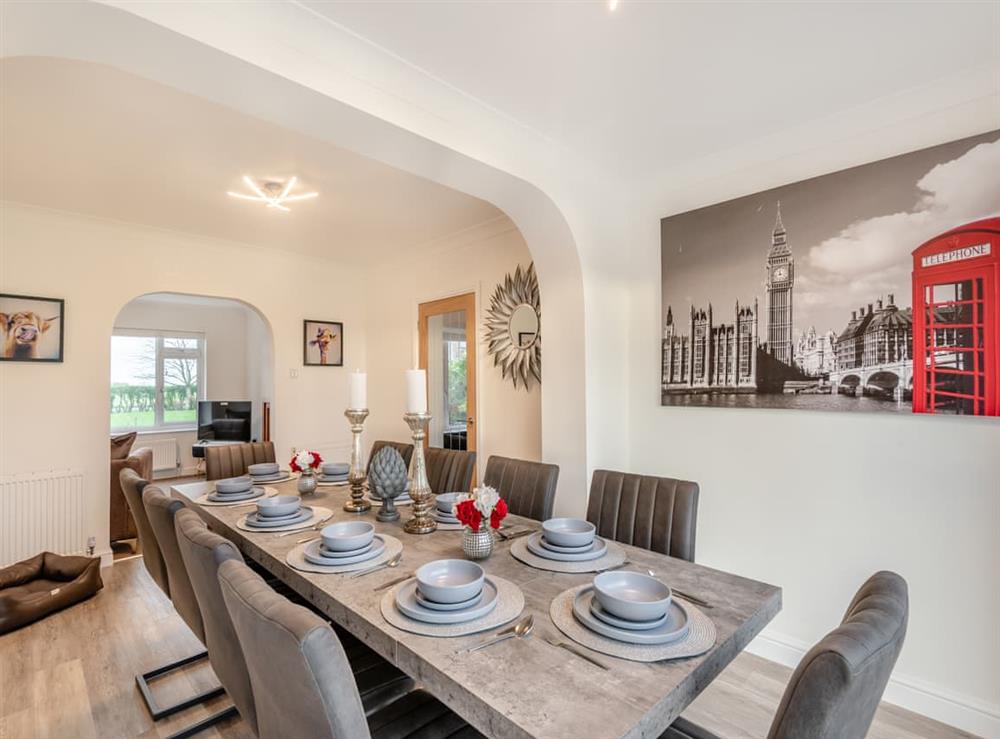 Dining room at Melbury in Markby, Lincolnshire