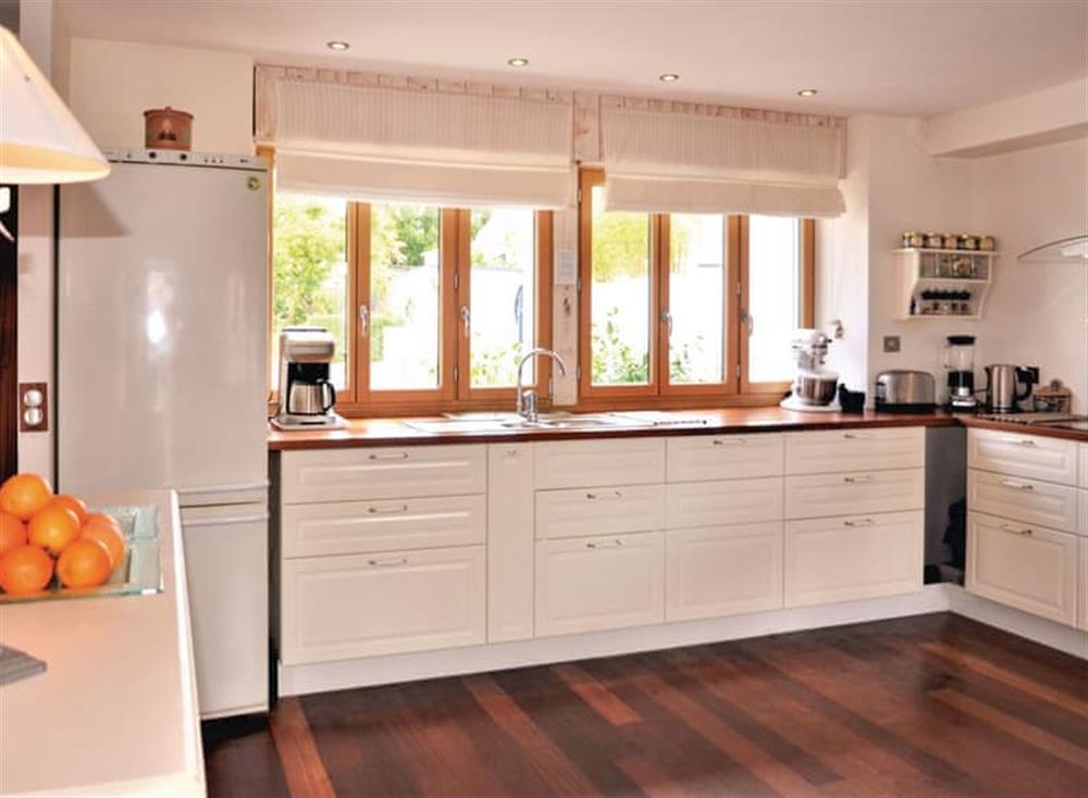 Kitchen at Melen Gwenn in Bénodet, Finistère, France