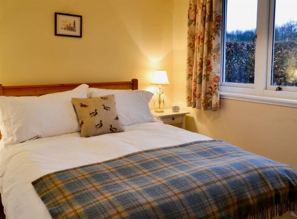 Double bedroom at Melgund Glen Lodge in Minto, near Hawick, Roxburghshire