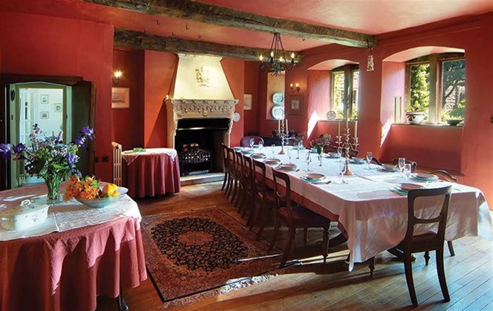 Formal dining room at Melmerby Hall, Melmerby