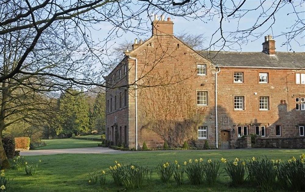 The grounds include an archery lawn, walled vegetable gardens   at Melmerby Hall, Melmerby