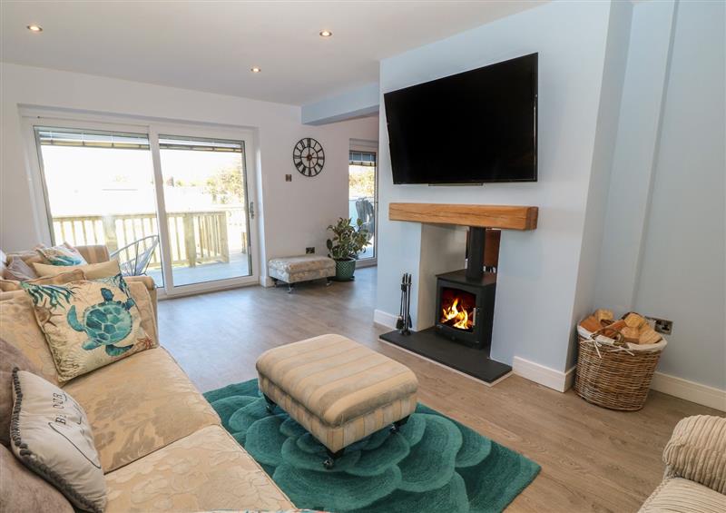 Relax in the living area at Melody, Cemaes Bay