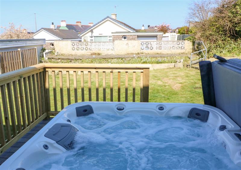 The hot tub at Melody, Cemaes Bay