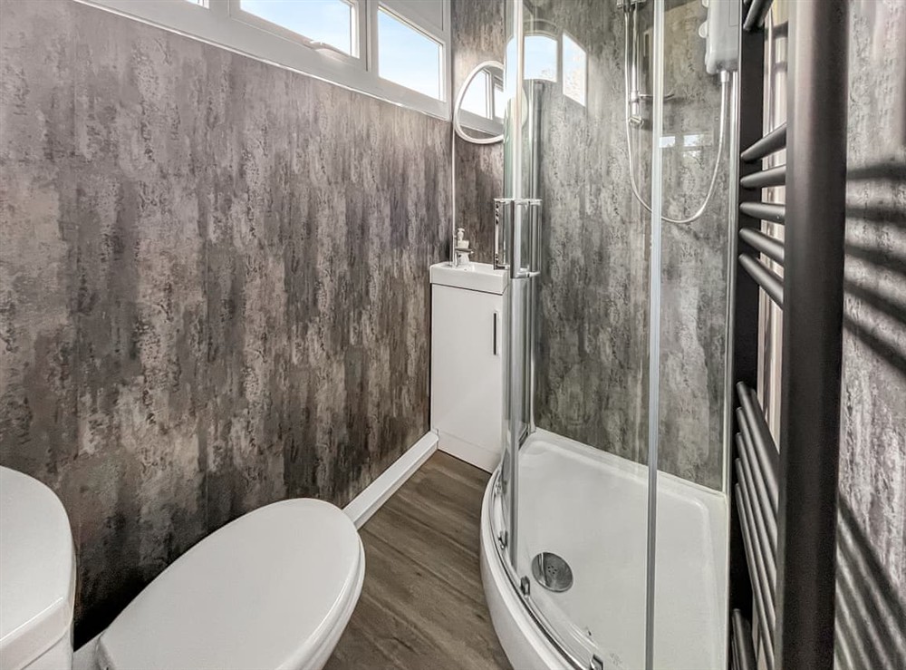 Bathroom at Melodys Beach Lodge in Skegness, Lincolnshire