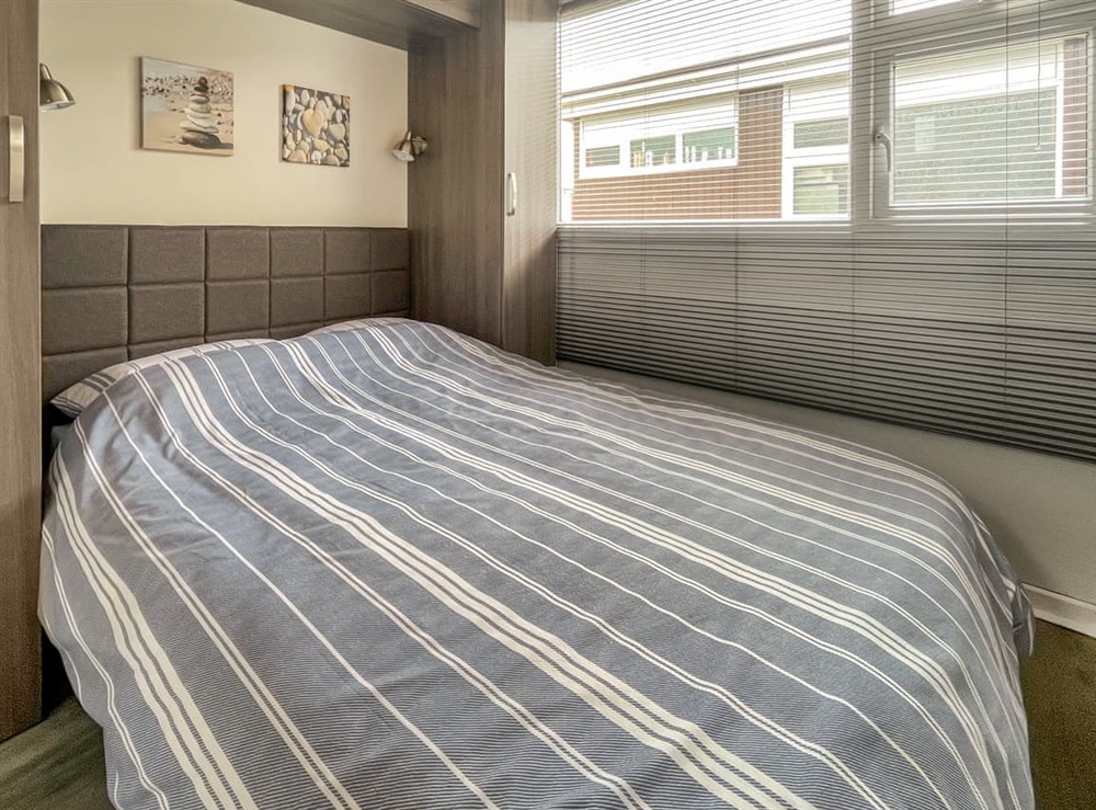 Double bedroom at Melodys Beach Lodge in Skegness, Lincolnshire