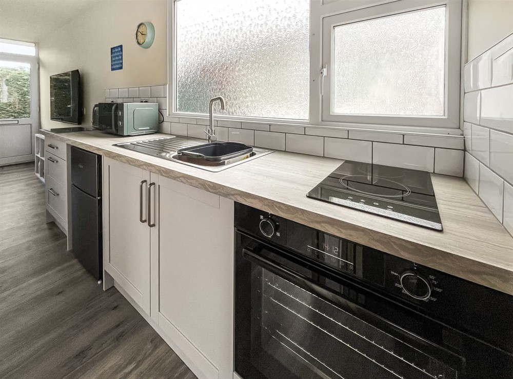 Kitchen at Melodys Beach Lodge in Skegness, Lincolnshire