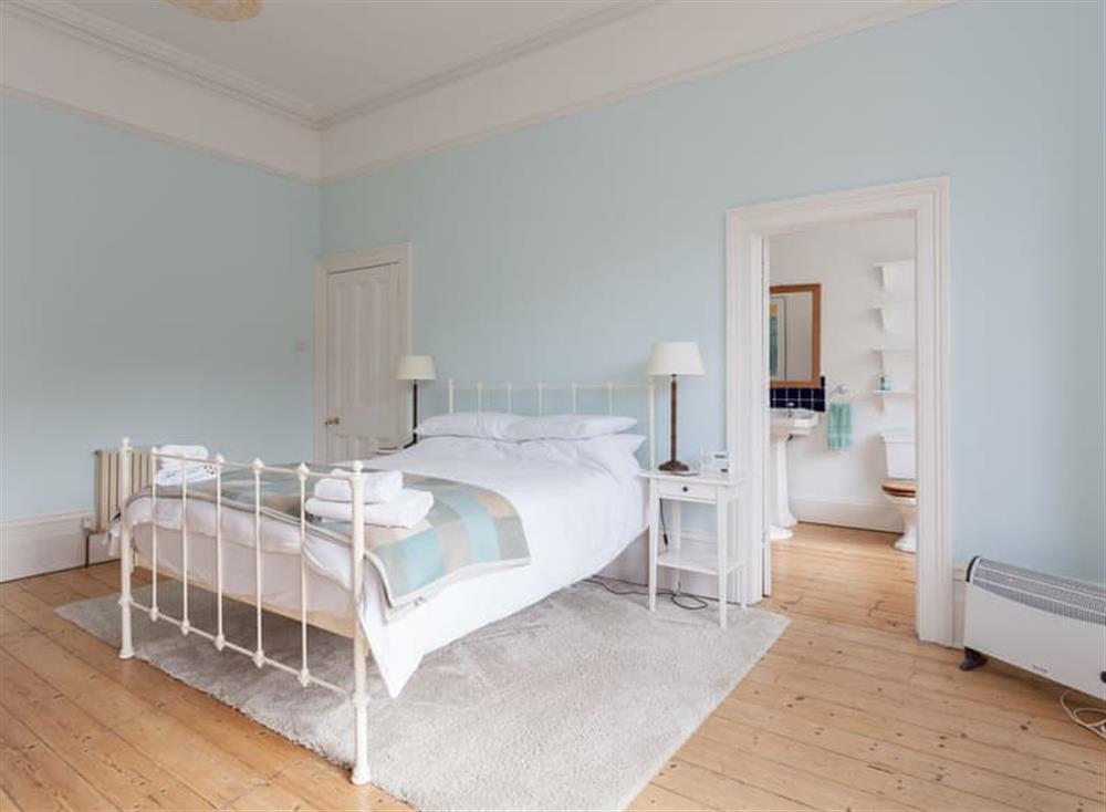 Large double bedroom with en-suite bathroom at Melville Lodge in Ventnor, Isle of Wight