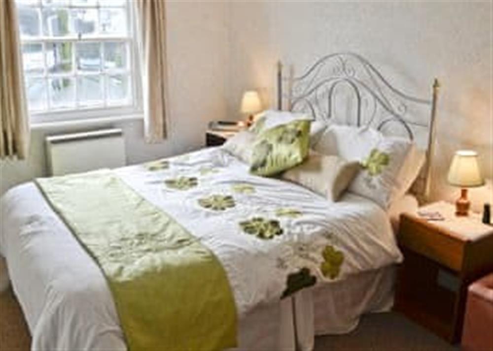 Double bedroom at Memory Cottage in Mevagissey, Cornwall