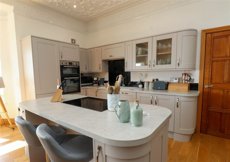 The kitchen at Menai View, near Menai Bridge
