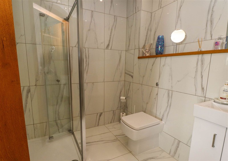 This is the bathroom at Menai View, near Menai Bridge