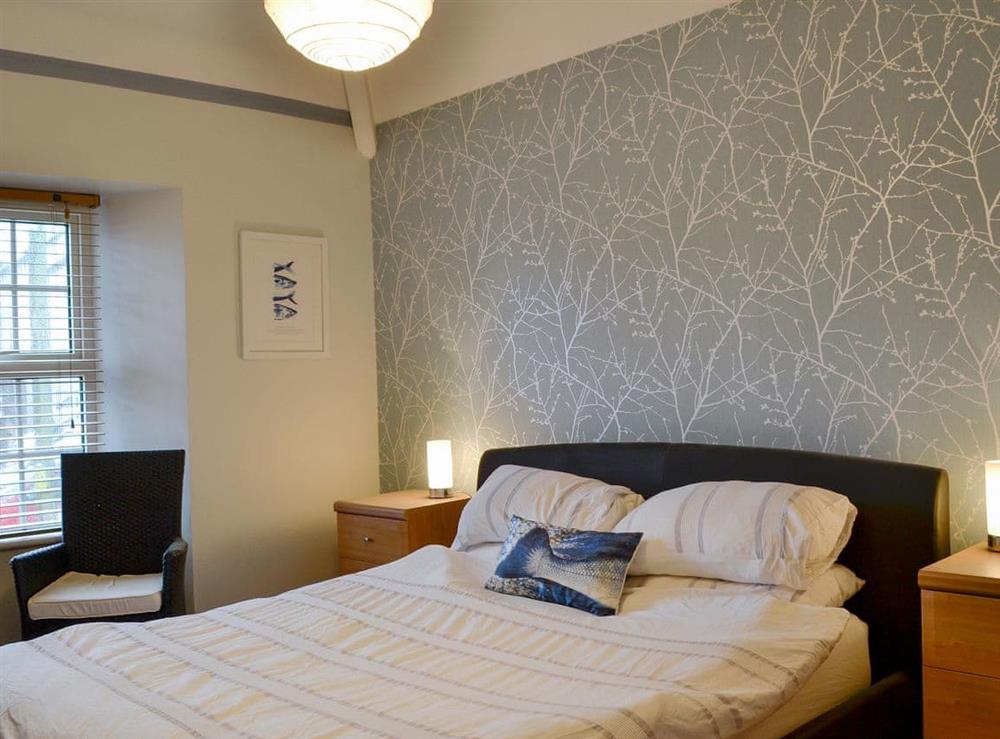 Comfortable double bedroom at Neuadd, 