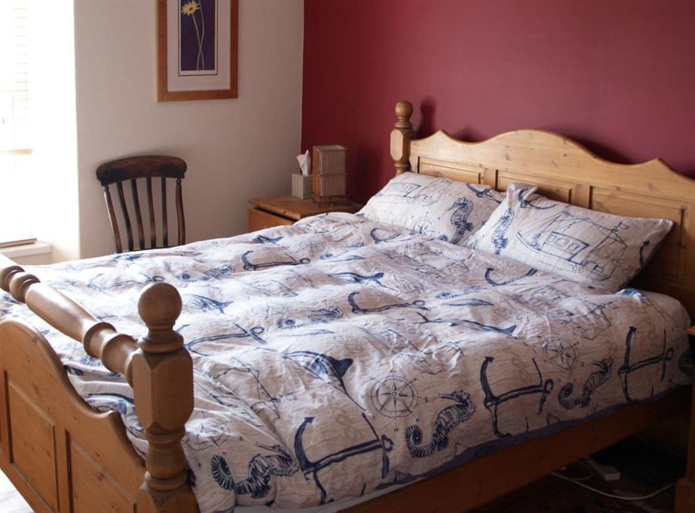 Peaceful double bedroom at Neuadd, 