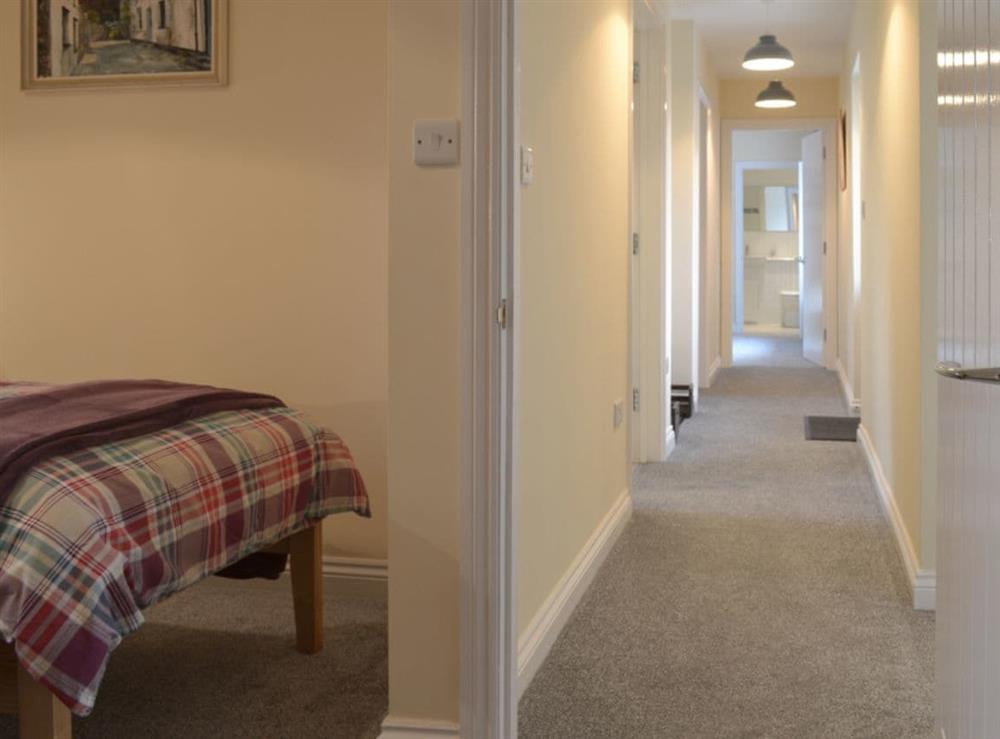 Twin bedroom & hallway at Mendip in Priddy, near Wells, Somerset