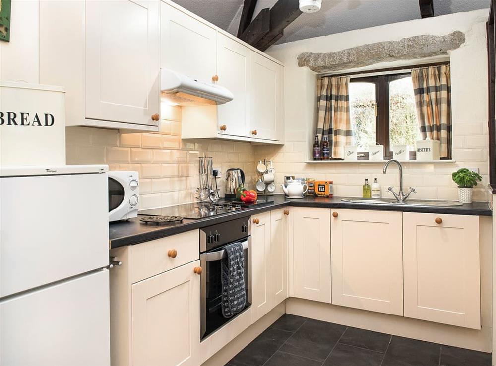 Well-equipped fitted kitchen at The Byre, 
