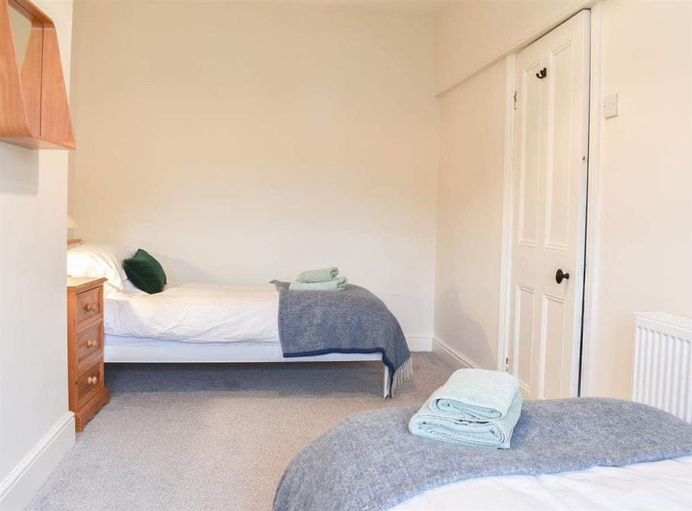 Twin bedroom at Merchants Cottage in Honley, near Holmfirth, West Yorkshire
