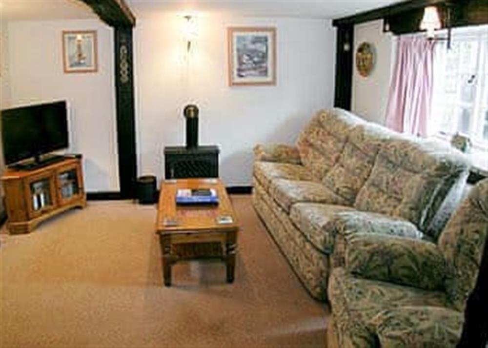 Living room at Mere Brook in Great Torrington, North Devon., Great Britain