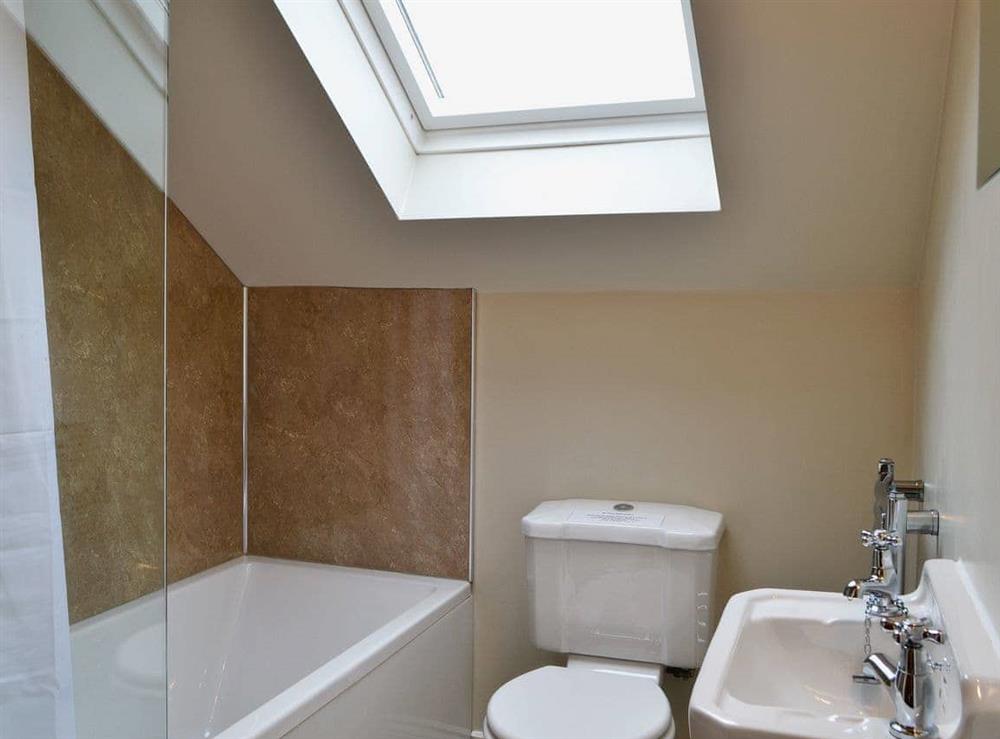 En-suite bathroom at Mere Croft in Sowerby Row near Penrith, Cumbria
