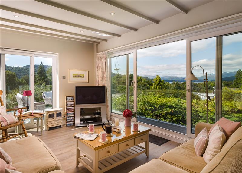 The living room at Mere View, Bowness-On-Windermere