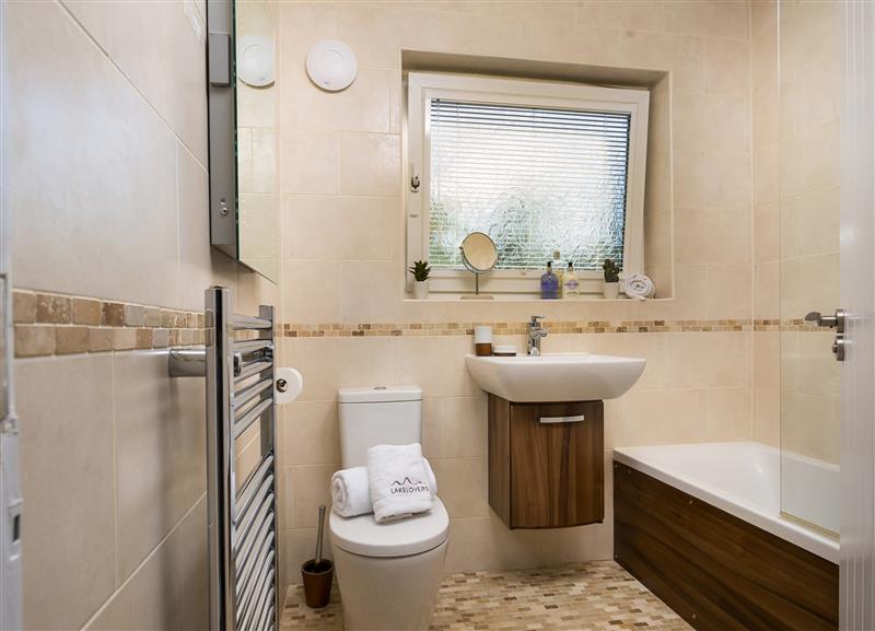 This is the bathroom at Mere View, Bowness-On-Windermere