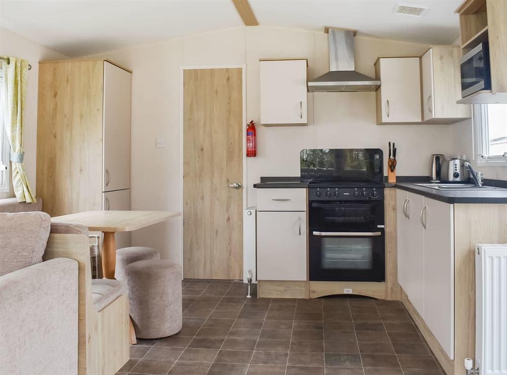Open plan living space at Meres Retreat in Saxmundham, Suffolk