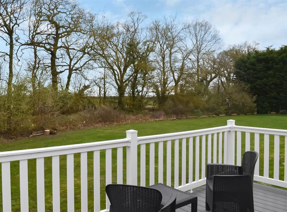 Terrace at Meres Retreat in Saxmundham, Suffolk