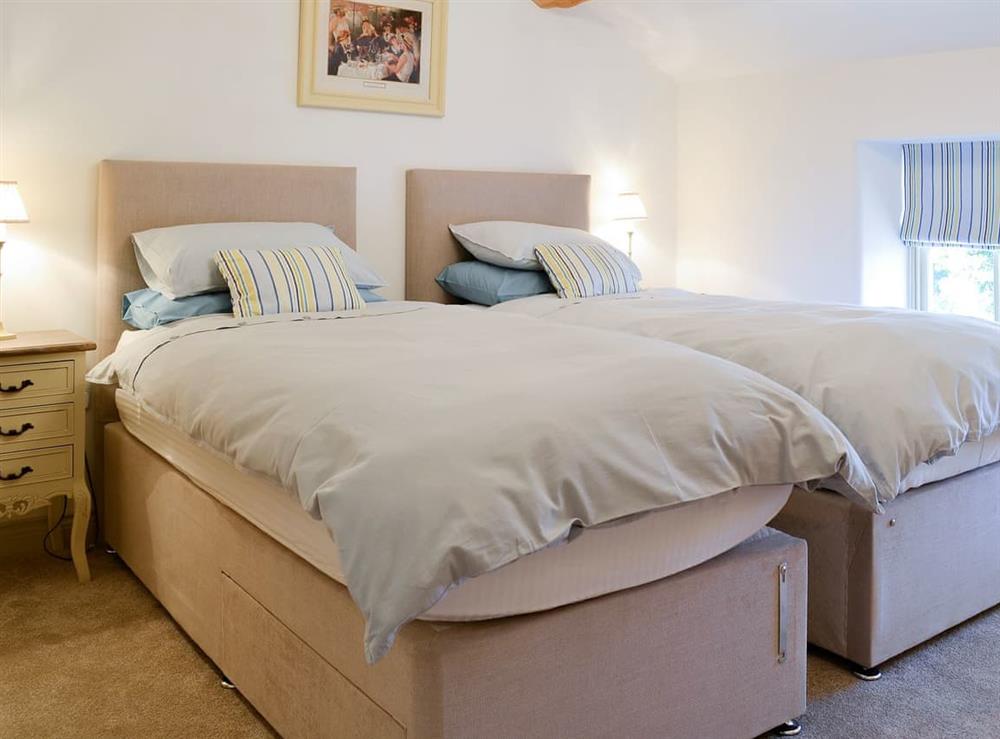 Lovely twin bedroom at Adair Cottage, 