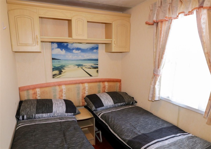 One of the 3 bedrooms at Meric Stone Holiday lets Caravan 1, Benone near Castlerock