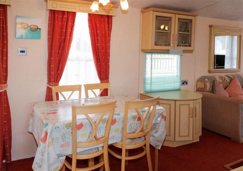 The living room at Meric Stone Holiday lets Caravan 1, Benone near Castlerock