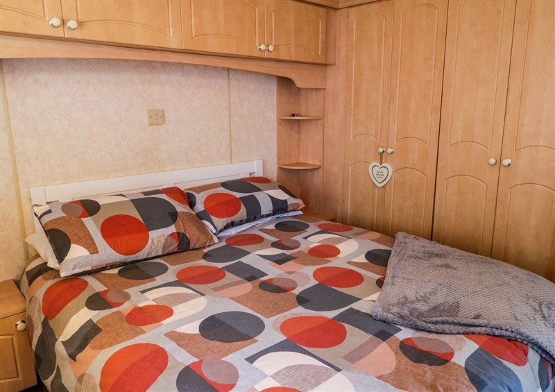 One of the 2 bedrooms at Meric Stone Holiday Lets Caravan 2, Benone near Castlerock