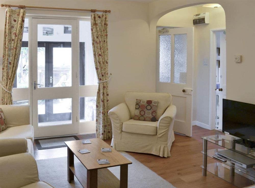 Light and airy living room at Applegarth, 