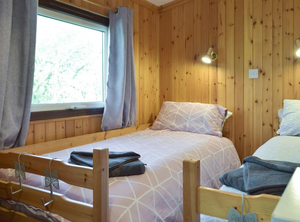 Triple bedroom (photo 2) at Merlins Cabin in Cenarth, near Newcastle Emlyn, Dyfed