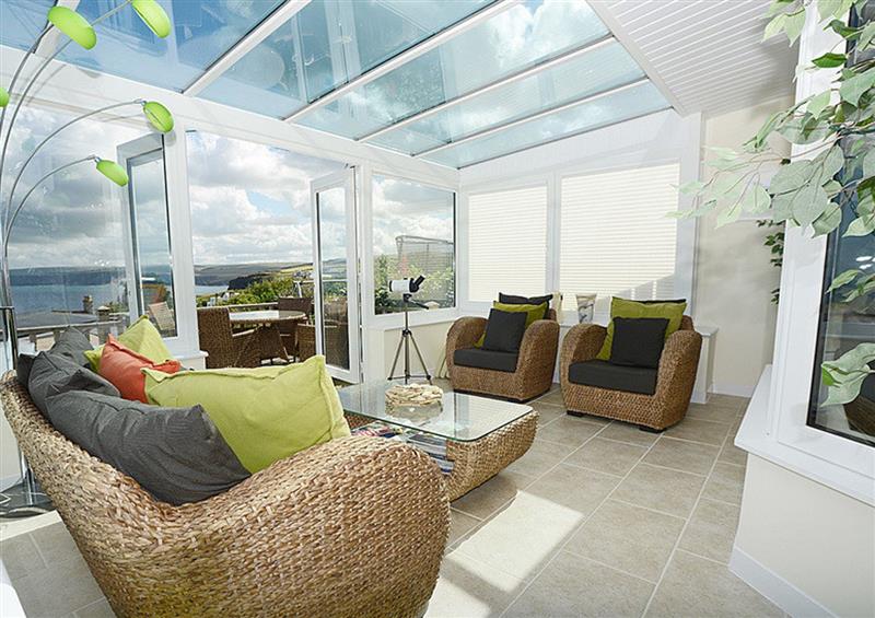 Enjoy the living room at Merlins View, Port Isaac