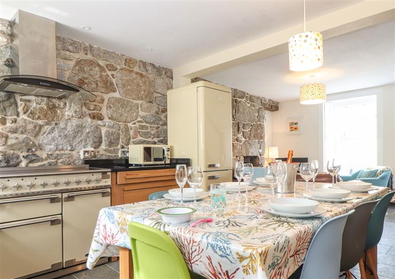 The dining room at Mermaid Cottage, Mousehole