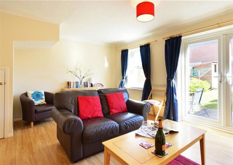 Relax in the living area at Mermaid House, Brewers Quay Harbour