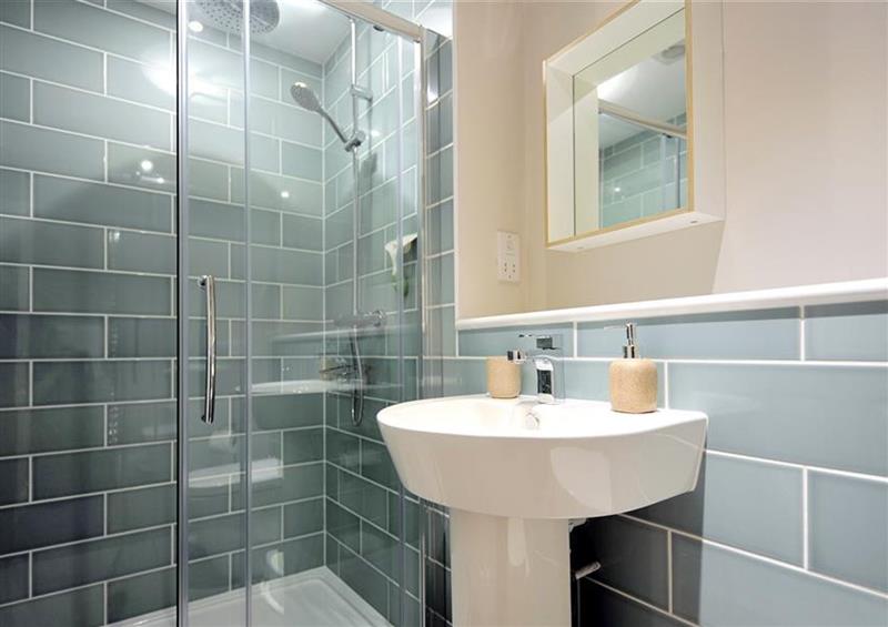 This is the bathroom at Mermaid House, Lyme Regis